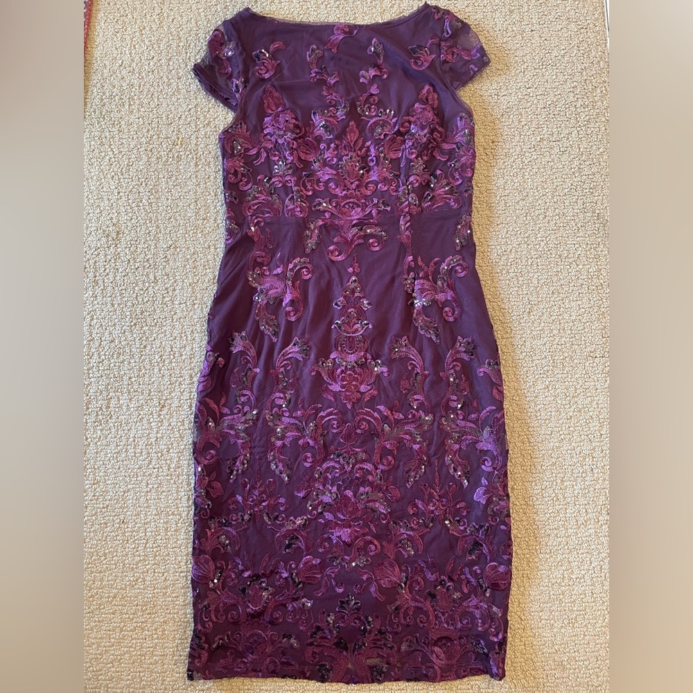 Marina Lace Midi Cocktail Dress